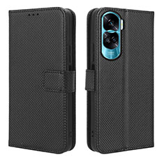 Custodia Portafoglio In Pelle Cover con Supporto BY1 per Huawei Honor 90 Lite 5G Nero