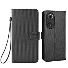 Custodia Portafoglio In Pelle Cover con Supporto BY1 per Huawei Nova 9 Pro Nero