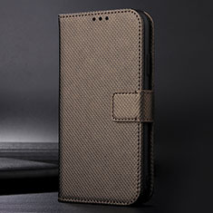 Custodia Portafoglio In Pelle Cover con Supporto BY1 per Nokia G50 5G Marrone