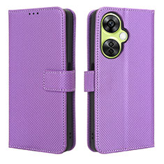 Custodia Portafoglio In Pelle Cover con Supporto BY1 per OnePlus Nord N30 5G Viola