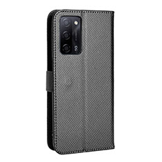 Custodia Portafoglio In Pelle Cover con Supporto BY1 per Oppo A53s 5G Nero