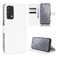 Custodia Portafoglio In Pelle Cover con Supporto BY1 per Realme GT Master 5G Bianco