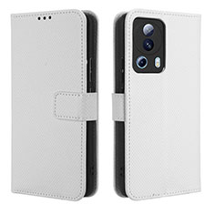 Custodia Portafoglio In Pelle Cover con Supporto BY1 per Xiaomi Mi 13 Lite 5G Bianco