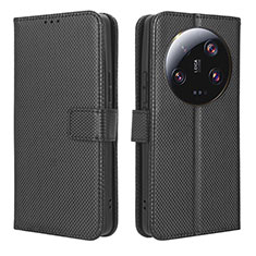 Custodia Portafoglio In Pelle Cover con Supporto BY1 per Xiaomi Mi 13 Ultra 5G Nero