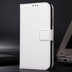 Custodia Portafoglio In Pelle Cover con Supporto BY1 per Xiaomi Mi Note 10 Lite Bianco