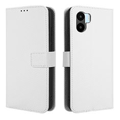 Custodia Portafoglio In Pelle Cover con Supporto BY1 per Xiaomi Poco C50 Bianco