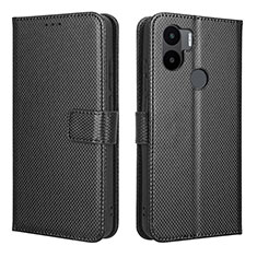 Custodia Portafoglio In Pelle Cover con Supporto BY1 per Xiaomi Redmi A1 Plus Nero