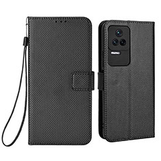 Custodia Portafoglio In Pelle Cover con Supporto BY1 per Xiaomi Redmi K40S 5G Nero