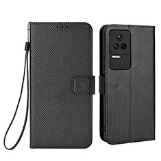 Custodia Portafoglio In Pelle Cover con Supporto BY1 per Xiaomi Redmi K50 Pro 5G Nero