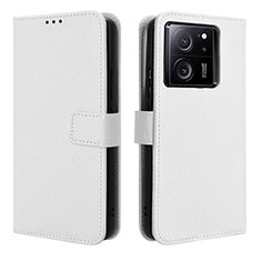 Custodia Portafoglio In Pelle Cover con Supporto BY1 per Xiaomi Redmi K60 Ultra 5G Bianco