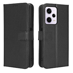 Custodia Portafoglio In Pelle Cover con Supporto BY1 per Xiaomi Redmi Note 12 Pro+ Plus 5G Nero