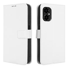 Custodia Portafoglio In Pelle Cover con Supporto BY1 per Xiaomi Redmi Note 12R Pro 5G Bianco