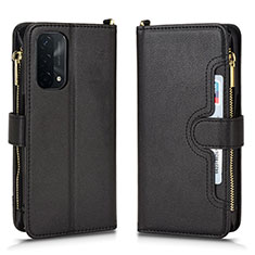 Custodia Portafoglio In Pelle Cover con Supporto BY2 per OnePlus Nord N200 5G Nero