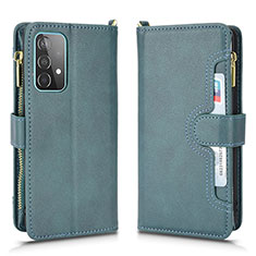 Custodia Portafoglio In Pelle Cover con Supporto BY2 per Samsung Galaxy A52s 5G Verde