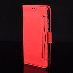 Custodia Portafoglio In Pelle Cover con Supporto BY2 per Xiaomi Mi 12T Pro 5G Rosso