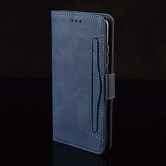 Custodia Portafoglio In Pelle Cover con Supporto BY2 per Xiaomi Mix Fold 5G Blu