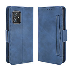 Custodia Portafoglio In Pelle Cover con Supporto BY3 per Asus ZenFone 8 Mini Blu