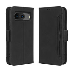 Custodia Portafoglio In Pelle Cover con Supporto BY3 per Google Pixel 8 5G Nero