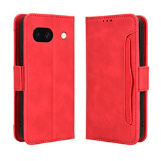 Custodia Portafoglio In Pelle Cover con Supporto BY3 per Google Pixel 8a 5G Rosso