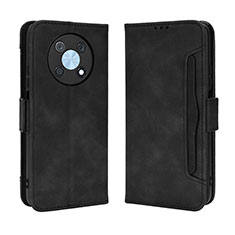 Custodia Portafoglio In Pelle Cover con Supporto BY3 per Huawei Enjoy 50 Pro Nero