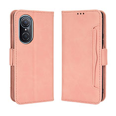 Custodia Portafoglio In Pelle Cover con Supporto BY3 per Huawei Honor 50 SE 5G Rosa