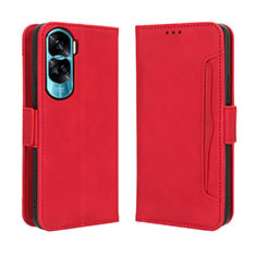 Custodia Portafoglio In Pelle Cover con Supporto BY3 per Huawei Honor 90 Lite 5G Rosso