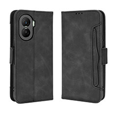 Custodia Portafoglio In Pelle Cover con Supporto BY3 per Huawei Honor X40i 5G Nero