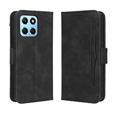 Custodia Portafoglio In Pelle Cover con Supporto BY3 per Huawei Honor X6 Nero