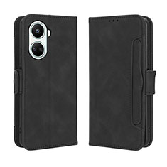 Custodia Portafoglio In Pelle Cover con Supporto BY3 per Huawei Nova 10 SE Nero