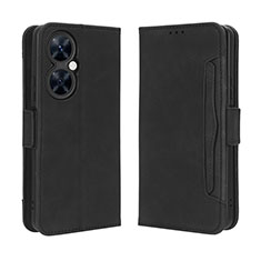 Custodia Portafoglio In Pelle Cover con Supporto BY3 per Huawei Nova 11i Nero