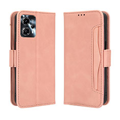 Custodia Portafoglio In Pelle Cover con Supporto BY3 per Motorola Moto G13 Rosa