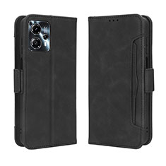 Custodia Portafoglio In Pelle Cover con Supporto BY3 per Motorola Moto G23 Nero