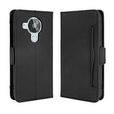 Custodia Portafoglio In Pelle Cover con Supporto BY3 per Nokia 7.3 Nero