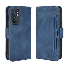 Custodia Portafoglio In Pelle Cover con Supporto BY3 per OnePlus 9RT 5G Blu