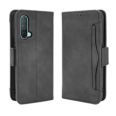 Custodia Portafoglio In Pelle Cover con Supporto BY3 per OnePlus Nord CE 5G Nero