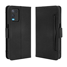 Custodia Portafoglio In Pelle Cover con Supporto BY3 per Oppo A54 4G Nero