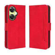 Custodia Portafoglio In Pelle Cover con Supporto BY3 per Oppo K11x 5G Rosso