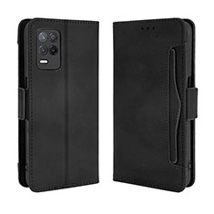 Custodia Portafoglio In Pelle Cover con Supporto BY3 per Realme 8 5G Nero