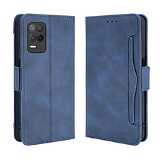 Custodia Portafoglio In Pelle Cover con Supporto BY3 per Realme 8s 5G Blu