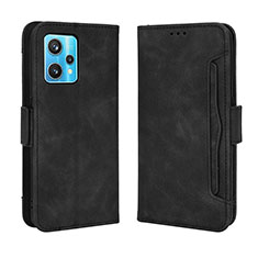 Custodia Portafoglio In Pelle Cover con Supporto BY3 per Realme 9 5G Nero