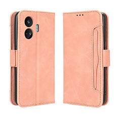 Custodia Portafoglio In Pelle Cover con Supporto BY3 per Realme GT Neo5 SE 5G Rosa