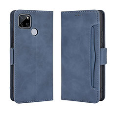 Custodia Portafoglio In Pelle Cover con Supporto BY3 per Realme Narzo 20 Blu