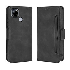 Custodia Portafoglio In Pelle Cover con Supporto BY3 per Realme Narzo 20 Nero