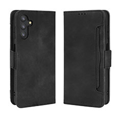 Custodia Portafoglio In Pelle Cover con Supporto BY3 per Samsung Galaxy A13 5G Nero