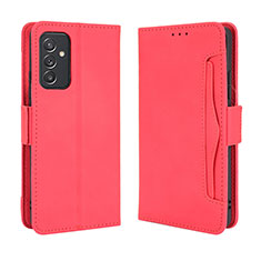 Custodia Portafoglio In Pelle Cover con Supporto BY3 per Samsung Galaxy A15 4G Rosso