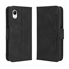 Custodia Portafoglio In Pelle Cover con Supporto BY3 per Samsung Galaxy A23 5G SC-56C Nero