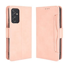 Custodia Portafoglio In Pelle Cover con Supporto BY3 per Samsung Galaxy A24 4G Rosa