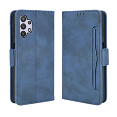 Custodia Portafoglio In Pelle Cover con Supporto BY3 per Samsung Galaxy A32 5G Blu