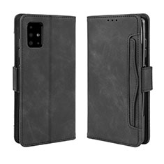 Custodia Portafoglio In Pelle Cover con Supporto BY3 per Samsung Galaxy A51 4G Nero