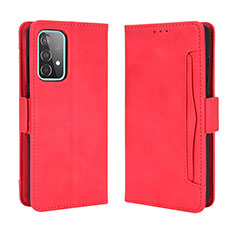 Custodia Portafoglio In Pelle Cover con Supporto BY3 per Samsung Galaxy A52 4G Rosso